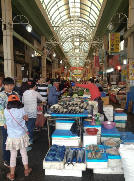 Yookguri Market in Cheongju.