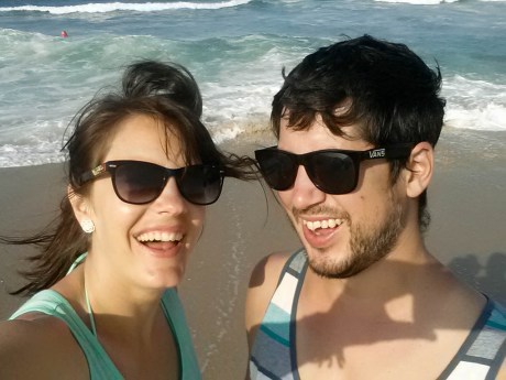 We laughed a lot, like usual.