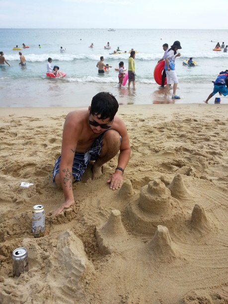 Why not build a sand castle?