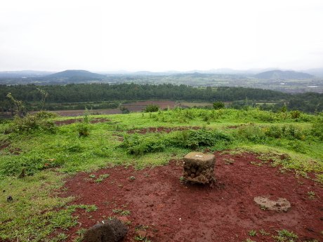 The dirt/mud on the island was such a brilliant color.