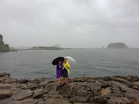 A young Korean guy offered to take our picture. We didn't realize it was going to be a mini photo shoot. He took at least 20 photos from different angles.